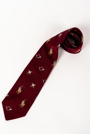 Polo player necktie