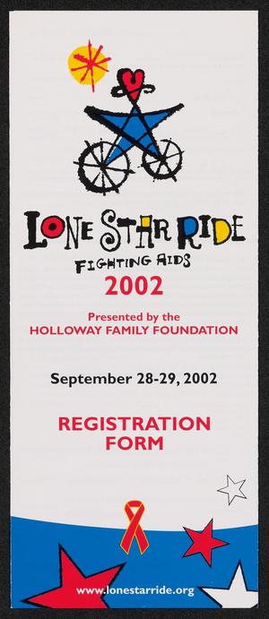 [Registration packet: Lone Star Ride 2002]