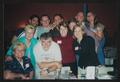 Photograph: [Group of 11 bunched together behind a table: Lone Star Ride 2003 eve…
