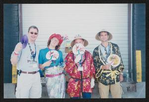 [Volunteers in front of a loading dock: Lone Star Ride 2004 event photo]