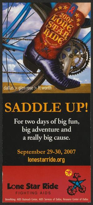 [Lone Star Ride 2007 advertisement flyer]