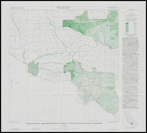 Natural Gamma Aeroradioactivity of Parts of the Los Angeles Region, California