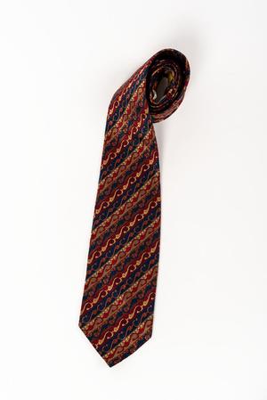 Brocade striped necktie