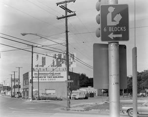 [The intersection of N Riverside Drive and Race Street in Fort Worth]