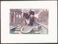 Thumbnail image of item number 1 in: '[Retro perspective print series by Teel Sale; samurai in the fountain]'.
