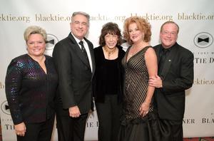 [Lily Tomlin with Board of Directors and partners, 2005 Black Tie Dinner, 2]