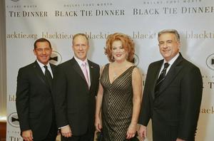 [Joe Solmonese with Philip Wier, Pam Clayton, and Tom Phipps, 2005 Black Tie Dinner]