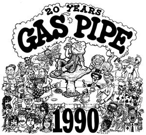 Primary view of object titled '[Gas Pipe 1990 Calendar illustration]'.