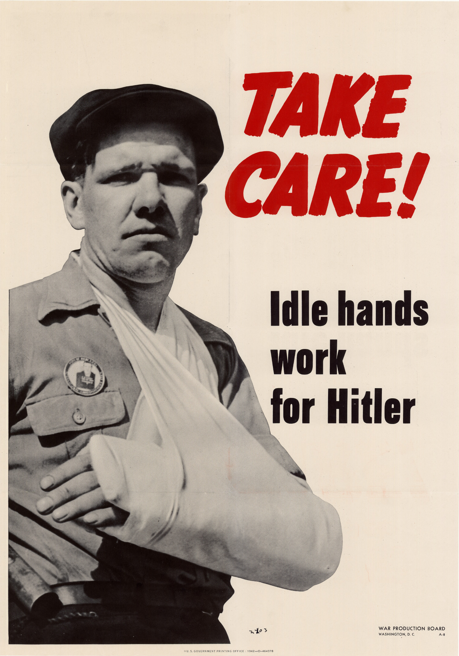 Take care! : idle work - UNT Digital Library