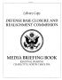 Legal Document: Defense Base Closure and Realignment Commission Media Briefing Book :…