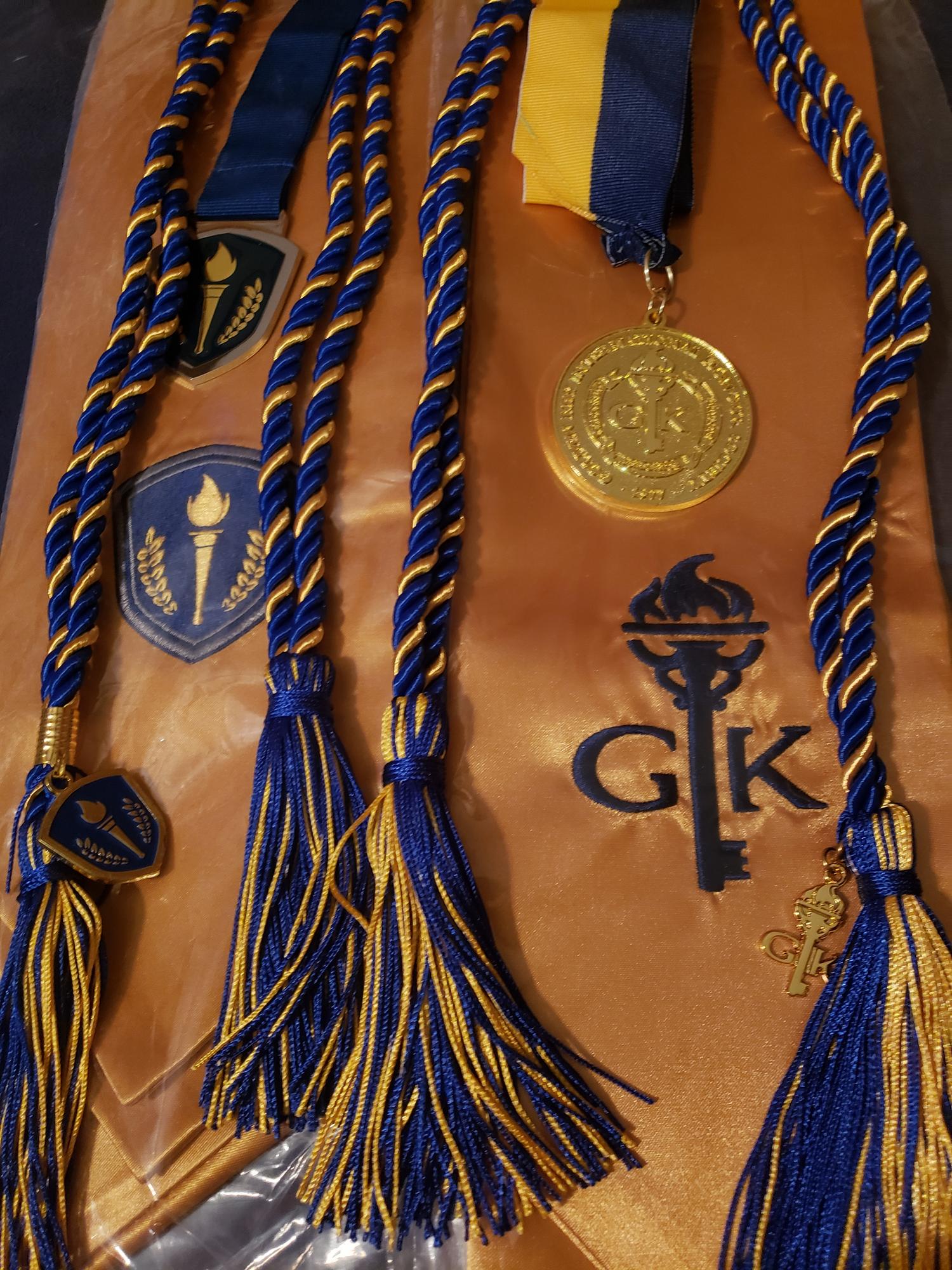 Gold Graduate Tassels from Honors Graduation
