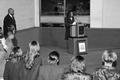Primary view of [Young woman speaks at Coretta Scott King Memorial Vigil]