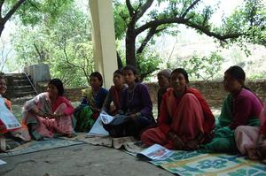 ARPAN meeting of Raji and Bhotia women