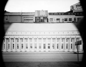 [Panoramic of the U.S. Post Office and another building]