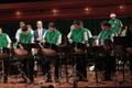 Photograph: [Drummers performing at the Percussion Holiday Performance]