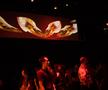Thumbnail image of item number 1 in: '[Students on stage with red lights, Intermedia Performance Art Class Concert]'.