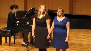 [Two singers performing at the Student recital during Jake Heggie's residency, 7]