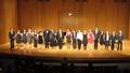 Photograph: [Curtain call with all musicians and singers at the Student recital d…
