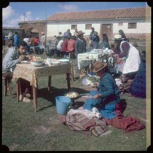 [Ruben and Others Dining in Chinchero, Peru]