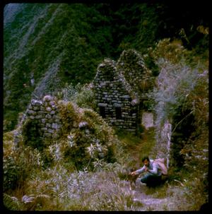 [Ruben at the Wiñay Wayna (Huiñay Huayna) Ruins]
