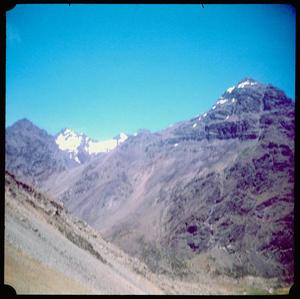 [A hill and mountains in Los Andes]