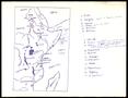 Primary view of [A hand-drawn map of Northeast Africa]