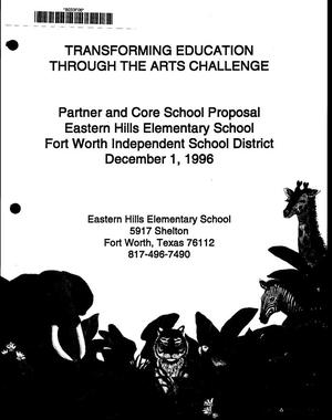 [Partner and Core School Proposal by Eastern Hills Elementary School]