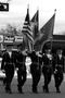 Primary view of [Air Force ROTC marches at 2005 UNT Homecoming Parade]
