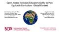 Presentation: Open Access Increases Educators Ability to Plan Equitable Curriculum:…