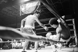 [Photograph of a boxing match #36]