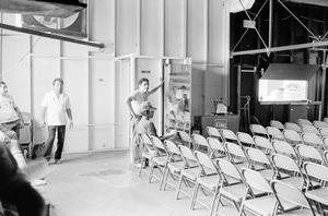 Primary view of object titled '[Seating at Gorman's Boxing Club #3]'.