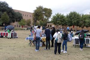 [Tables and tents from UNT Native American Student Association, 2]