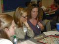 Primary view of [Table 3 competes in Scrabble Tournament, closeup]