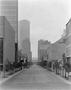 Photograph: [Main St. looking south from Tarrant Co. Courthouse steps]
