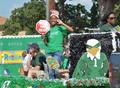 Photograph: [College of Education float at 2011 Homecoming Parade]