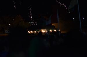 [2014 Homecoming Bonfire lighting, 4]