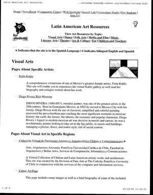 [Latin American Art Resources]