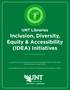 Report: UNT Libraries Inclusion, Diversity, Equity & Accessibility (IDEA) Ini…