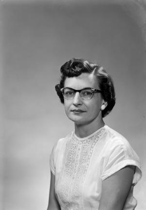 [Photograph of Mrs. Max Sanders]
