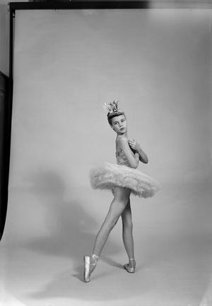 [Photograph of Jane Cecily Nyman in ballet attire]