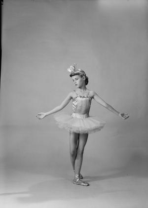 [Portrait of Jane Cecily Nyman in ballet pose, 2]