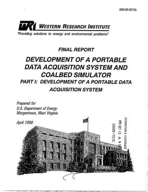 Development of a Portable Data Acquisition System. Part 1: Development of a Portable Data Acquisition System