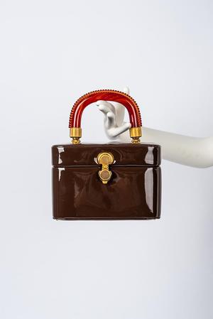 Box style handbag