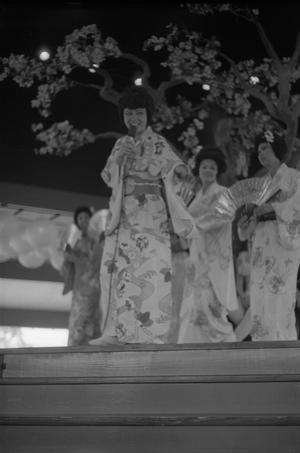 [Women in Kimonos Performing on Stage at Seven Seas, 3]