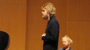 [Fredrik Schøyen Sjölin and Asbjørn Nørgaard instruct Danish String Quartet Masterclass students, 3]