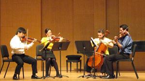 [Danish String Quartet Masterclass students perform String Quartet No. 10, "Harp," Op. 74, 3]
