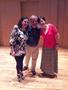 Primary view of [Ana Victoria Luperi, Daryl Coad, and Kimberly Cole Luevano at Voertman Hall, 1]
