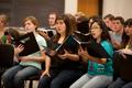Photograph: [UNT Concert Choir practice, 1]