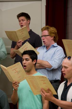 [A Cappella Choir practices Symphony of Psalms, 1]