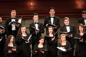[A Cappella Choir performs at "A Sacred Celebration," 1]